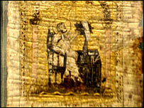 Illuminated page from 13th century prayer book