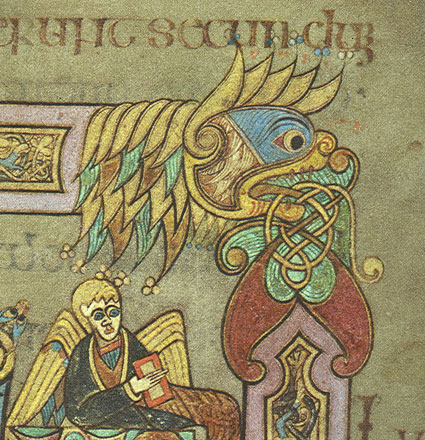 Image Detail from Gospel of Luke, Book of Kells